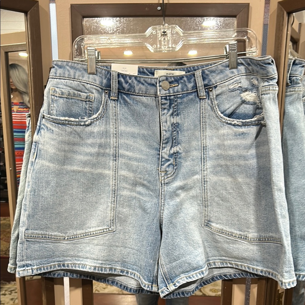 BKE Light Wash Denim Jean Shorts